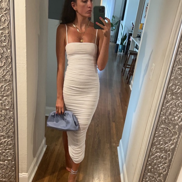 All white Revolve SNDYS dress. Worn once, in perfect condition! - Picture 4 of 5